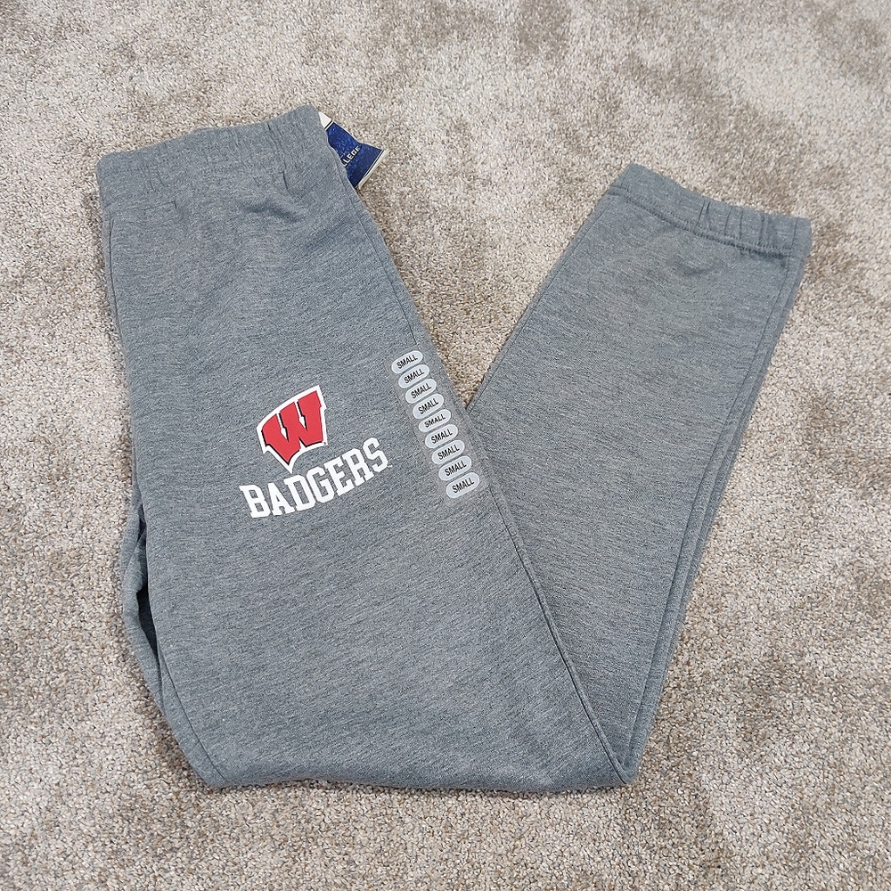 NWT Wisconsin Badgers Jogger Sweatpants